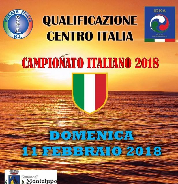 Qualificazione CENTRO Italia al KarateCCU 2018