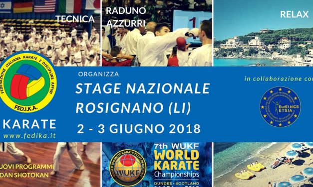 KARATE: Stage Nazionale Federale 2018
