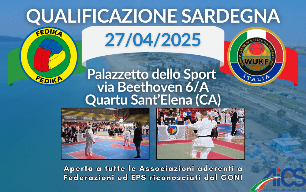 AGGIORNAMENTO – Qualificazione Sardegna FEDIKA 27/04/2025