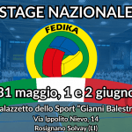 Stage Nazionale FEDIKA 31 maggio, 1 e 2 giugno 2025
